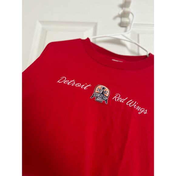 Vintage Delta Pro Detroit Red Wings Stanley Cup 2002 Long Sleeve Size Large - Picture 3 of 4